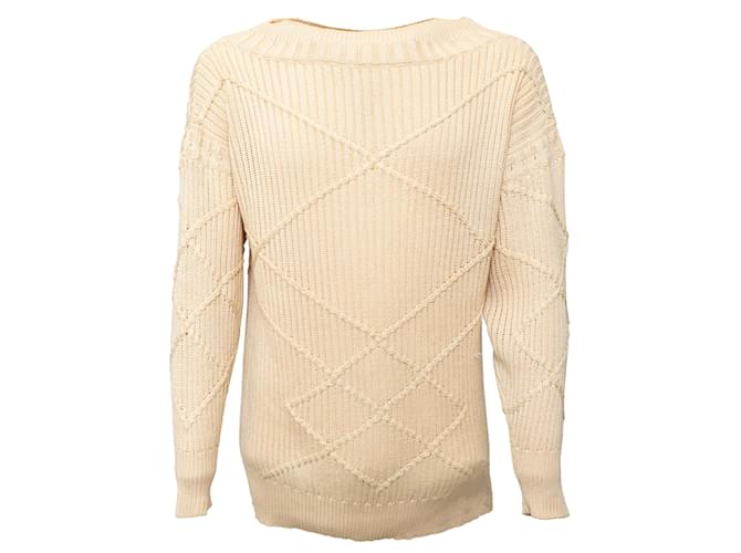 Autre Marque Seidenpullover Collection Privée Beige  ref.1340726