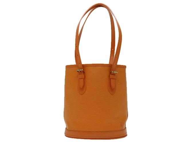Louis Vuitton Bucket Orange Leather  ref.1340811