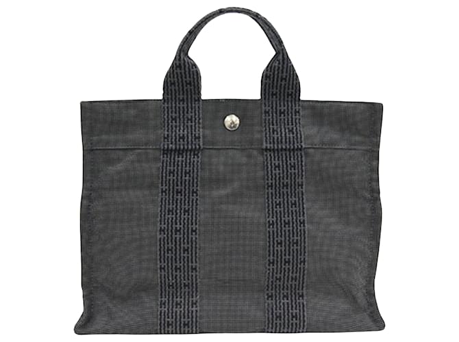 Hermès Herline Toile Gris  ref.1340934