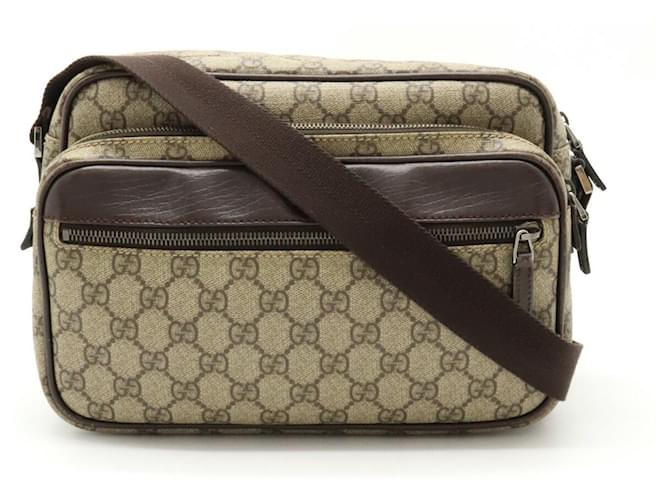 Gucci GG Supremo Castaño Lienzo  ref.1341111