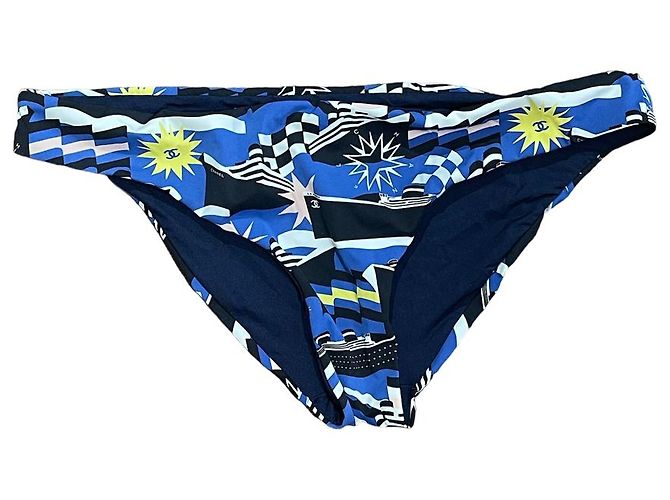 CHANEL Bademode T.FR 42 Synthetisch Blau