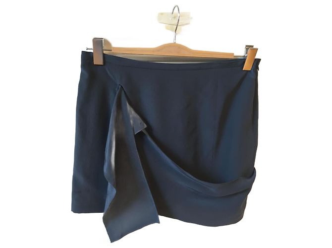 Gonne BARBARA BUI T.FR 38 Sintetico Blu
