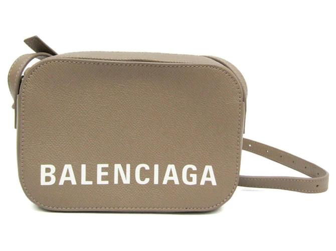 Camera Balenciaga Ville Grey Leather  ref.1341358