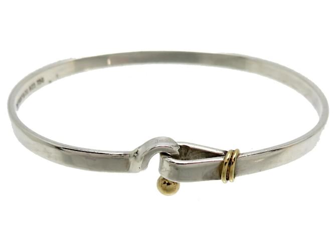 Tiffany & Co Love knot Silvery Silver  ref.1341395