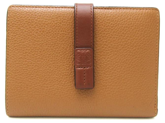 Loewe Vertical Wallet Beige Leather  ref.1341597