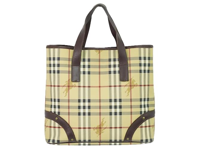 Burberry Nova Check Toile Beige  ref.1341632