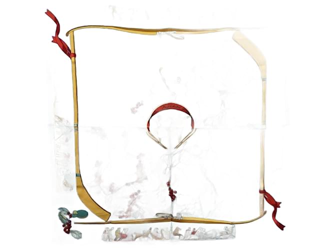 Hermès Carré 90 Blue Silk  ref.1341754