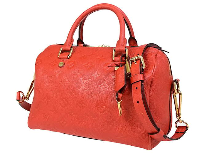 Louis Vuitton Speedy bandoulière 25 Orange Leather  ref.1341831