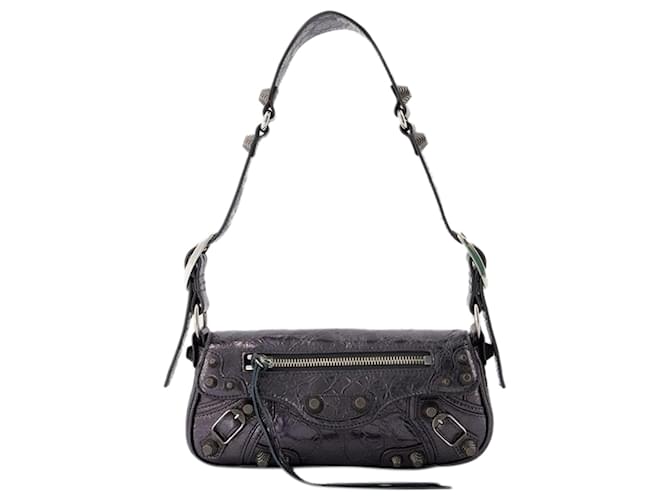 Bolsa de ombro Le Cago Sling Xs - Balenciaga - Couro - Cinza  ref.1341887