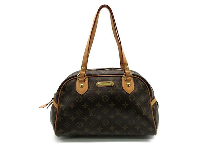 Bolso de hombro de lona Louis Vuitton Montorgueil PM M95565 en muy buen estado Lienzo  ref.1341899