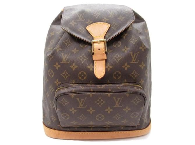 Louis Vuitton Montsouris GM Canvas Backpack M51135 in excellent condition Cloth  ref.1341902