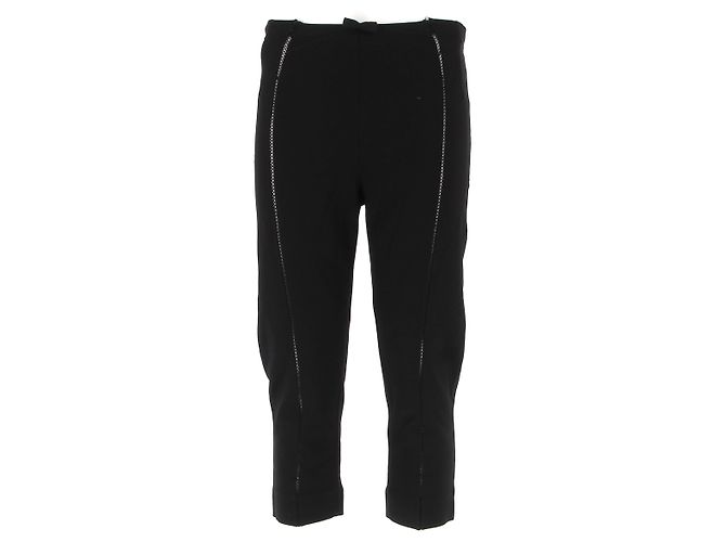 Pantaloni Louis Vuitton T.FR 40 Viscosa Nero