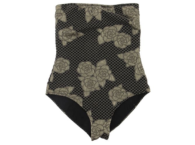 Chanel Badebekleidung T.FR 42 Polyester Schwarz