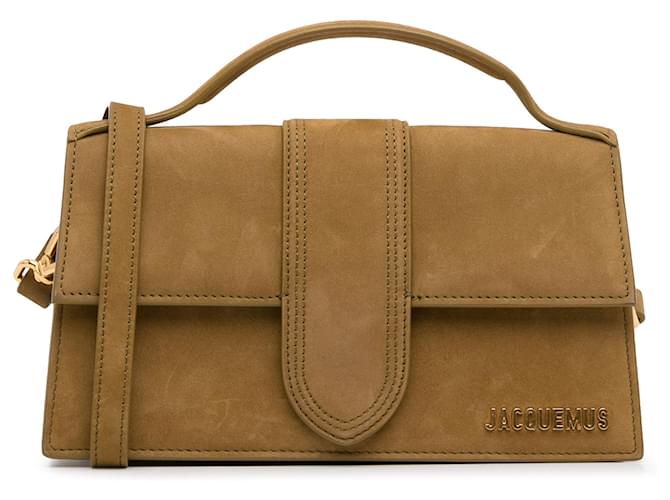 Jacquemus Brown Le Grand Bambino Suede Leather  ref.1342091