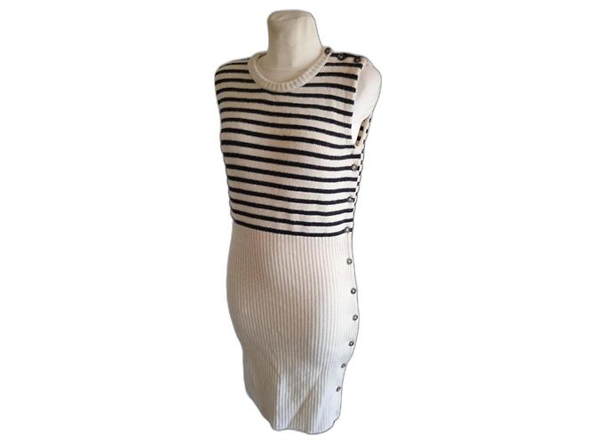 Mm6 Midi Wollkleid mehrfarbig Mehrfarben