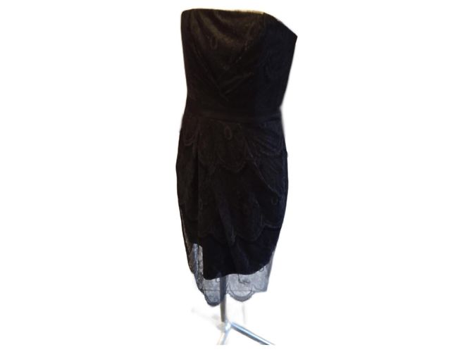 Vestido By Malene Birger de renda preto estilo corset
