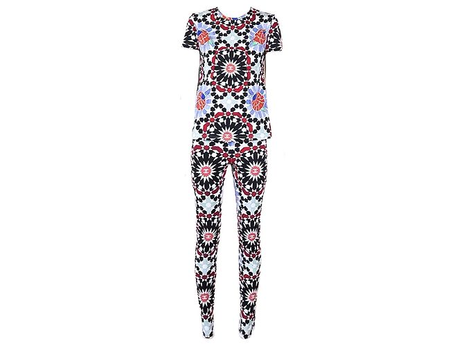 Chanel Dubai CC Logo Mosaic Relaxed Suit Multiple colors