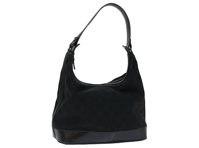 Salvatore Ferragamo Shoulder Bag Canvas Black Auth 70678 Cloth  ref.1342229