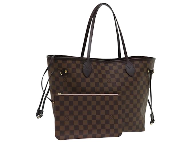 LOUIS VUITTON Damier Ebene Neverfull MM Tote Bag N51105 LV Auth 71038EIN  ref.1342240