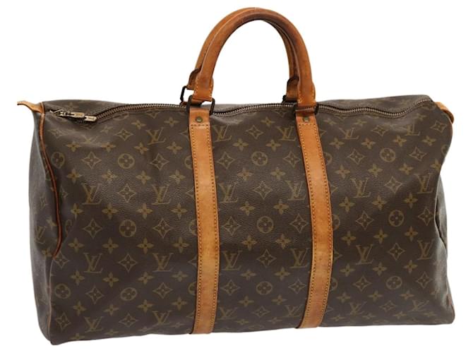 Louis Vuitton-Monogramm Keepall 50 Boston Bag M.41426 LV Auth 70988 Leinwand  ref.1342246
