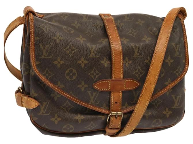 Louis Vuitton Monogram Saumur 30 Shoulder Bag M42256 LV Auth 71080 Cloth  ref.1342250