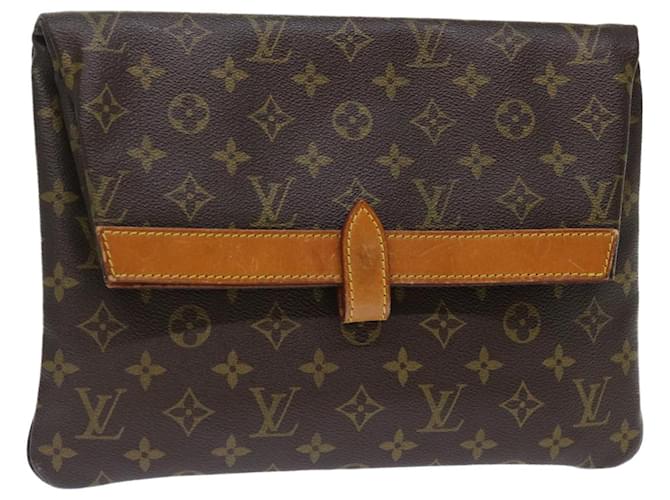 LOUIS VUITTON Pochette Priant con monogramma Pochette M51805 LV Auth yk11855 Tela  ref.1342278