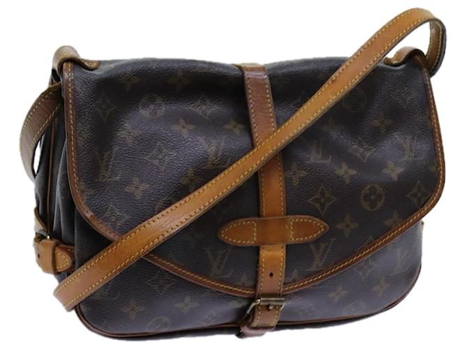 Louis Vuitton Monogram Saumur 30 Shoulder Bag M42256 LV Auth 70430 Cloth  ref.1342303