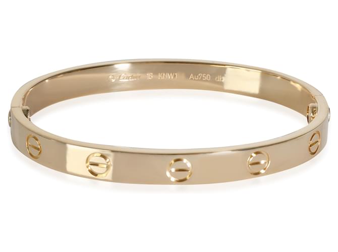 Bracelet love cartier fin (jaune or) Or jaune  ref.1342436