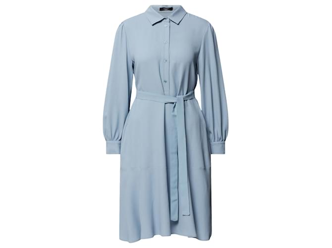 Autre Marque Max Mara dress Blue Viscose  ref.1342484