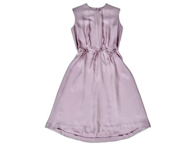 Yves Saint Laurent Vestidos Rosa Seda  ref.1342501