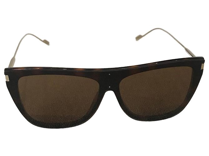 Gafas de sol SAINT LAURENT T. Plástico Castaño