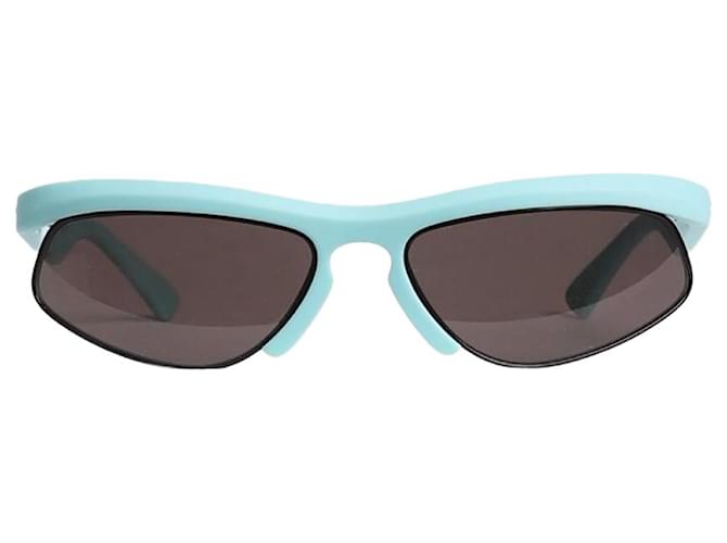 Bottega Veneta Gafas de sol con media montura azul claro Acetato  ref.1342995