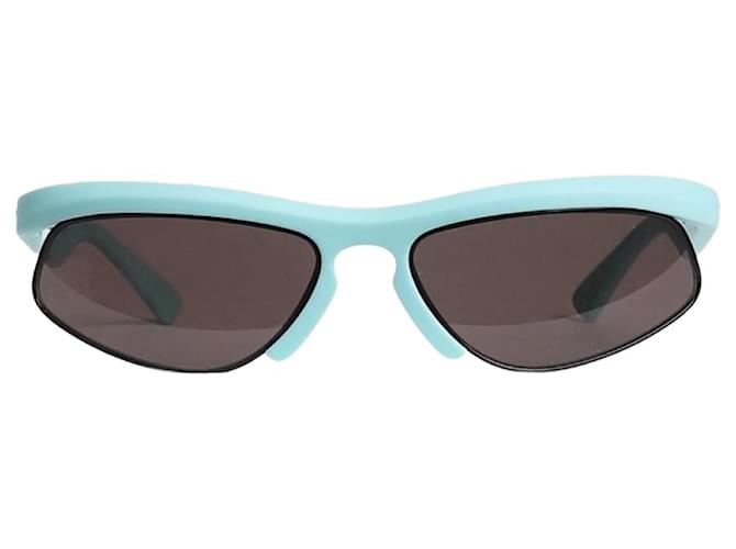 Bottega Veneta Lunettes de soleil semi-montées bleu clair Acetate  ref.1342995