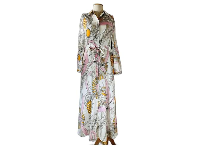 Autre Marque Dresses Multiple colors Silk Elastane  ref.1343425