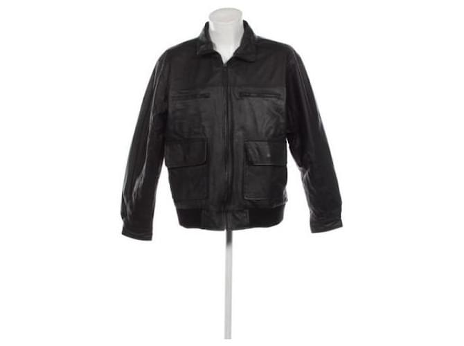 Autre Marque James Meger 'Spirits Of The Pack' - Typ G-1 Aviator Flugpilot Bomber Kalbslederjacke Schwarz  ref.1343752