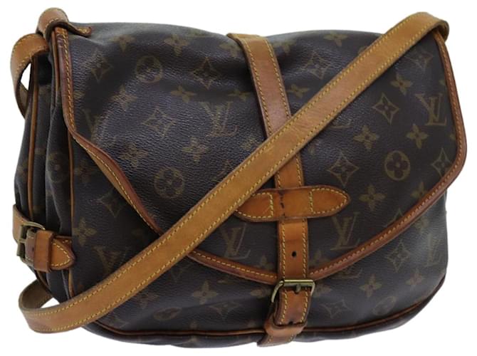 Louis Vuitton Monogram Saumur 30 Shoulder Bag M42256 LV Auth 68910 Cloth  ref.1344051