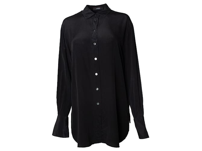 JOSEPH, Black silk shirt  ref.1344116