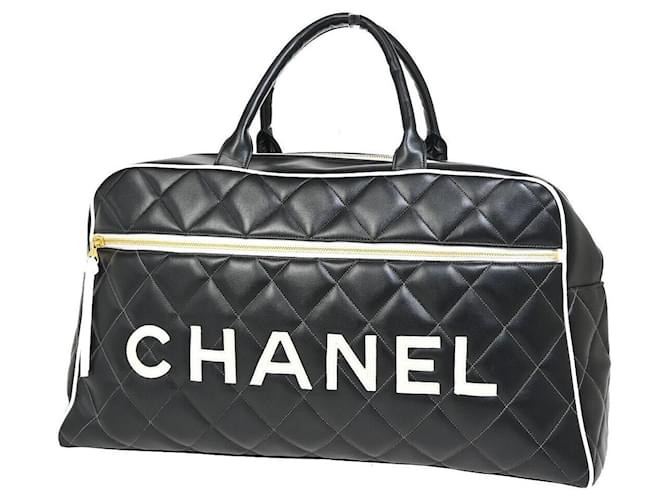 Timeless Chanel Matelassé Black Leather  ref.1344176