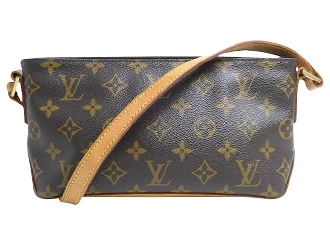 Louis Vuitton Trotteur Brown Cloth  ref.1344255