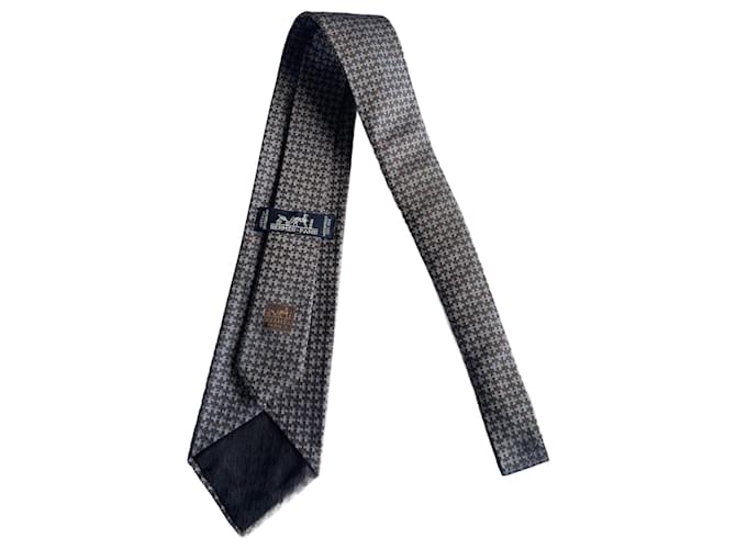 Hermès Krawatten Seide  ref.1344350