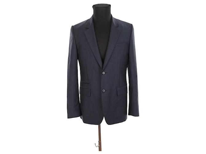 Givenchy Blazer en laine Bleu Marine  ref.1344389