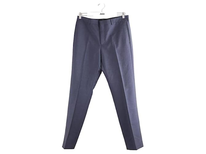 Givenchy Pantalon en laine Bleu Marine  ref.1344390