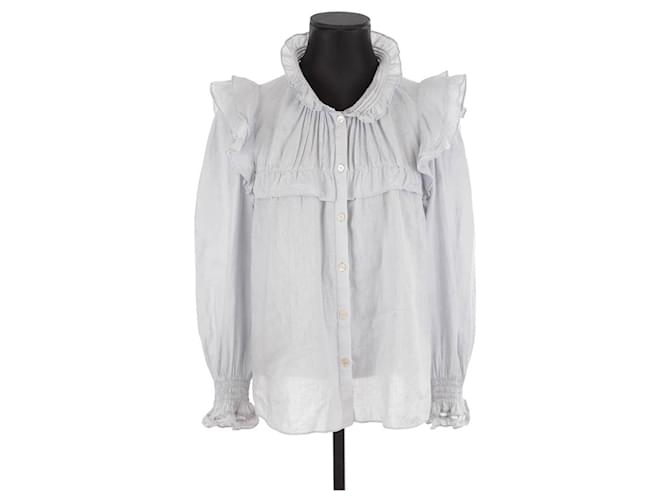 Isabel Marant Etoile Linen Shirt Grey  ref.1344392