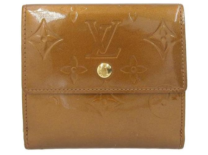 Louis Vuitton Vernis Kurze Geldbörse Kurze Geldbörse aus Leder M91170 in gutem Zustand  ref.1344868