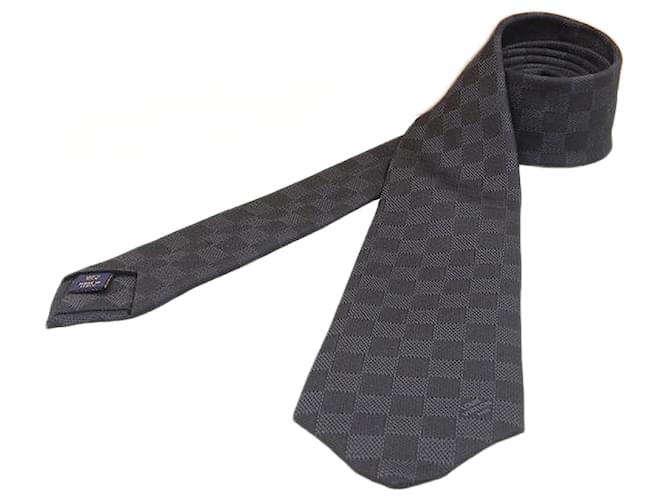 Louis Vuitton Damier Classic Necktie Canvas Necktie M78752 in excellent condition Cloth  ref.1344878