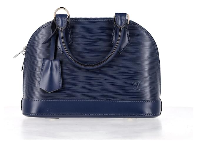 Louis Vuitton Alma BB Handtasche aus blauem Epi-Leder  ref.1344913