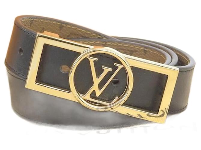 Louis Vuitton Dauphine 25Cintura reversibile MM in ottime condizioni Marrone Tela  ref.1344925