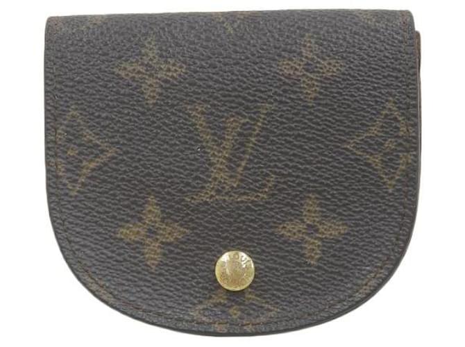 Louis Vuitton Porte Monnaie Gousset Canvas Münzetui M61970 in guter Kondition Leinwand  ref.1344938