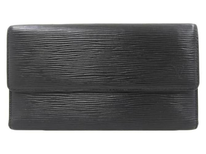 Louis Vuitton Porte Tresor International Leather Long Wallet M63382 in good condition  ref.1344943