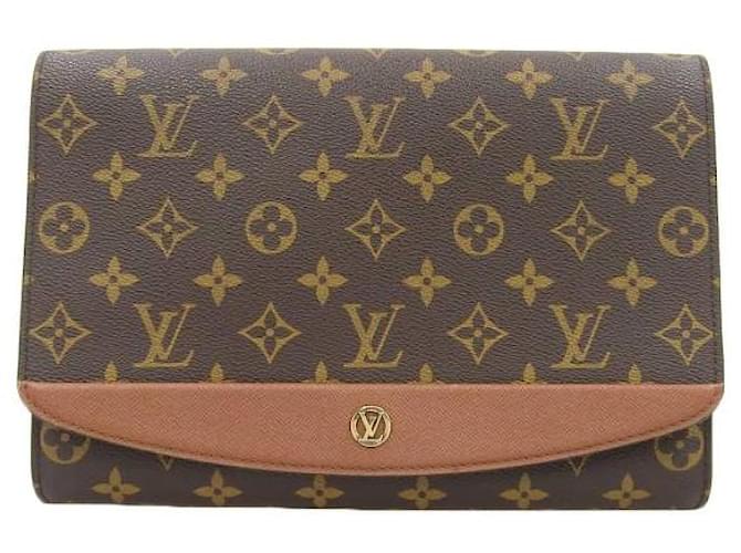 Bolsa de ombro Louis Vuitton Bordeaux Bolsa de ombro de lona M51797 em boas condições  ref.1344950